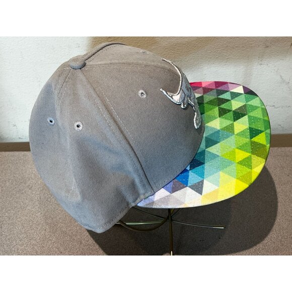 Chicago Bulls Windy City Hardwood Classics New Era Sz 7 1/2 Rainbow Hat main image 8